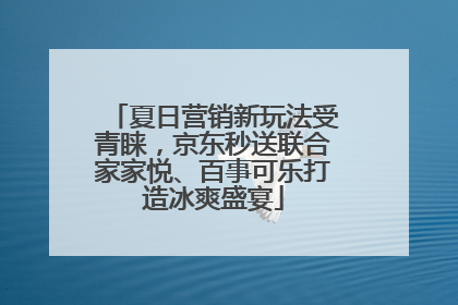 夏日营销新玩法受青睐，京东秒送联合家家悦、百事可乐打造冰爽盛宴